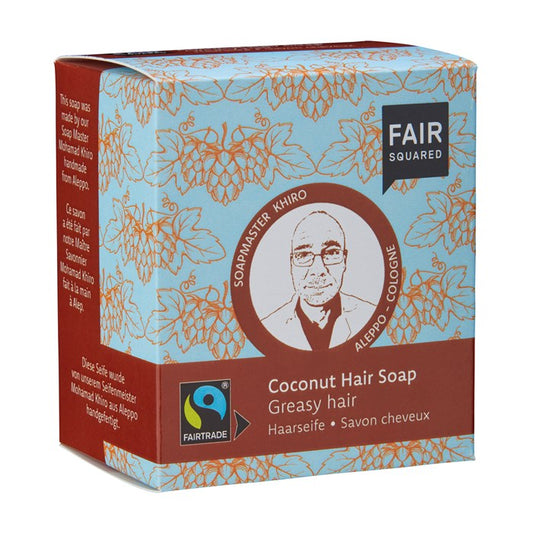 Coconut Hair Soap Greasy Hair, 2 x 80 g