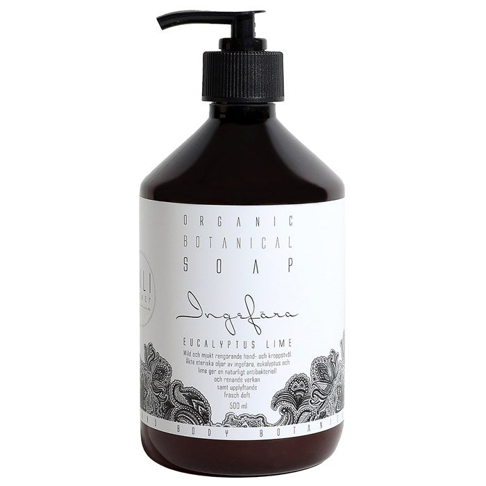 Organic Liquid Soap - Ginger, Eucalyptus & Lime