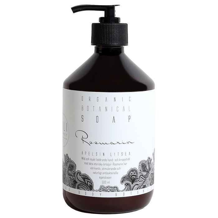 Organic Liquid Soap - Rosemary, Orange & Litsea