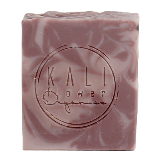 Organic Handmade Soap - Purple Clay & Frankincense, approx. 150 g