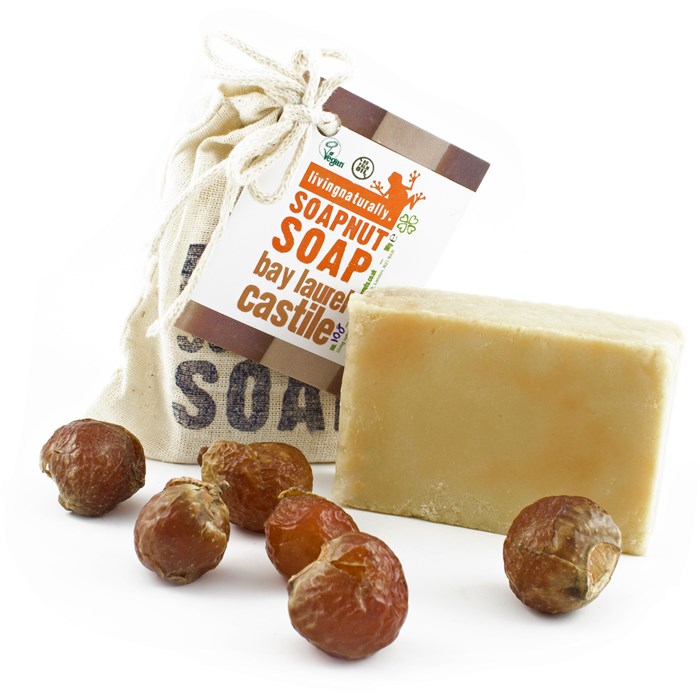 Bay Laurel Castile Soapnut Soap Bar, 100 g