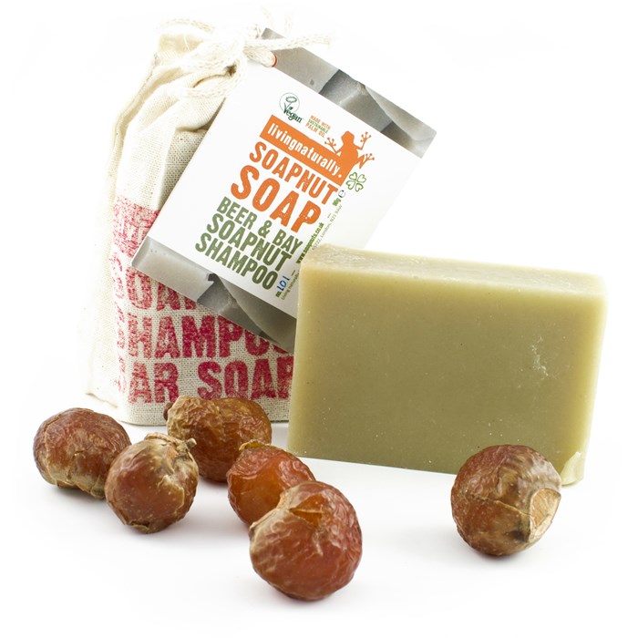 Beer & Bay Soapnut Shampoo Bar, 90 g