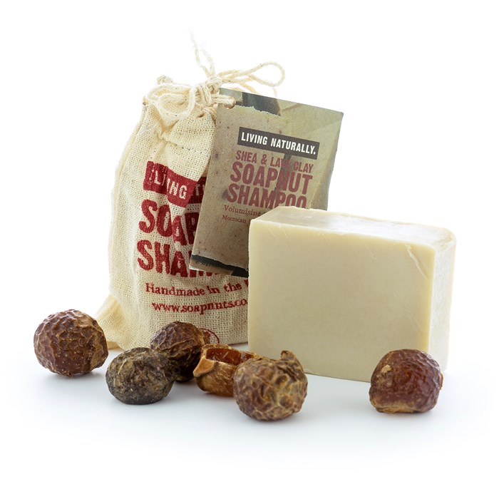 Shea Lava Clay Soapnut Shampoo Bar, 90 g