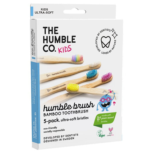 Bamboo toothbrush Children, 5-pack