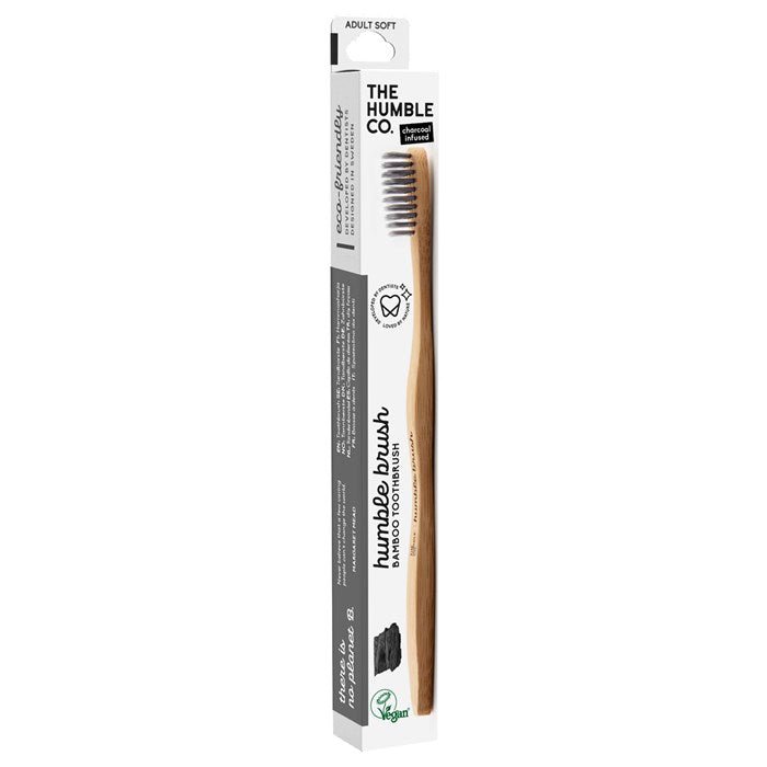 Bamboo Toothbrush Soft Charcoal